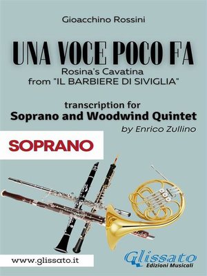 cover image of (Soprano part) Una voce poco fa--Soprano & Woodwind Quintet
